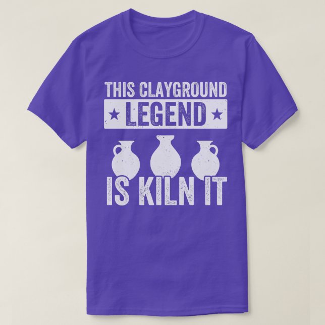 ClaygroundFunny Pottery Clay T-Shirt (Design vorne)