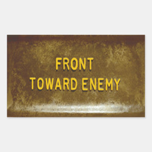 Claymore Mine Phone Cover Mk I Front Toward Enemy Rechteckiger Aufkleber