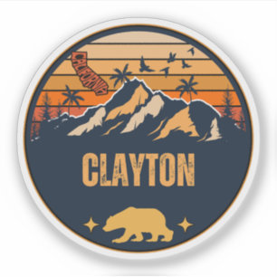 Clayton, Kalifornien Aufkleber