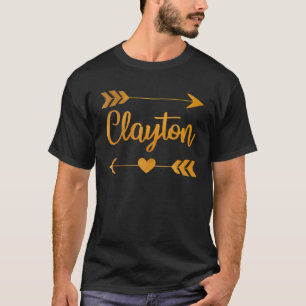 CLAYTON NC NORTH CAROLINA Funny City Zuhause USA W T-Shirt