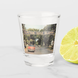 Clayton Thousand Islands NY, 1959 Vintag Style Schnapsglas