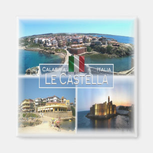 CLB009 LE CASTELLA, Kalabrien, Italien, Kühlschran Magnet
