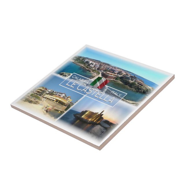 CLB010 LE CASTELLA, Kalabrien, Italien, Fliese (Seite)