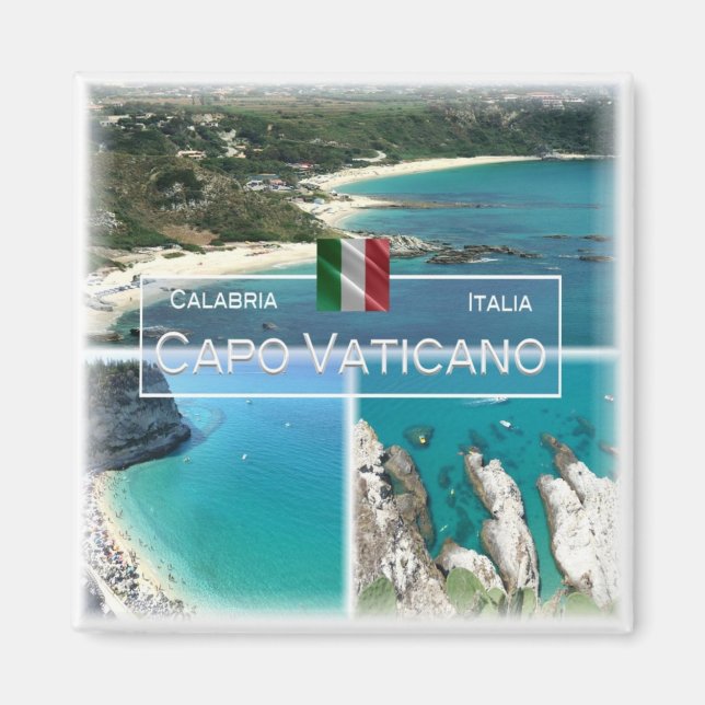 CLB015 CAPO VATICANO - Kalabrien - Italien - Kühls Magnet (Vorne)