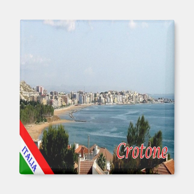 CLB026 CROTONE - Calabria - Italy - Fridge Magnet (Vorne)