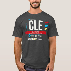 CLE Airport Code Gepäckanhänger 1 T-Shirt