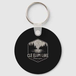 Cle Elum See Washington Outdoors Vintage  Schlüsselanhänger