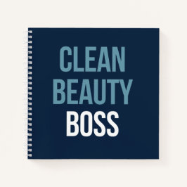 Clean Beauty Boss Notebook für Beautycounter Notizbuch
