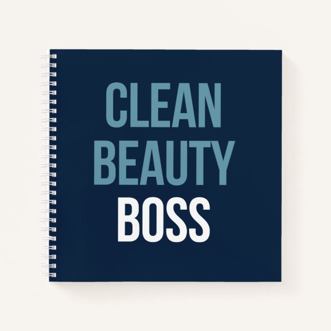 Clean Beauty Boss Notebook für Beautycounter Notizbuch (Vorderseite)