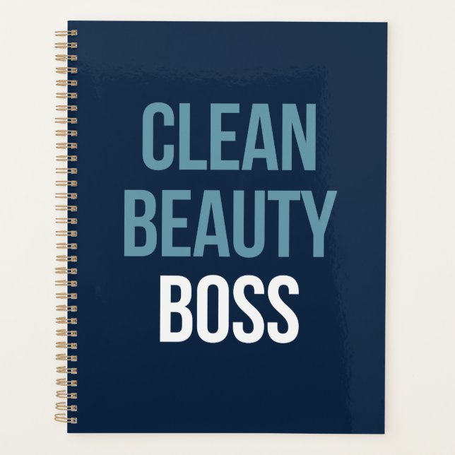 Clean Beauty Boss Planner für Beautycounter Planer (Vorderseite)