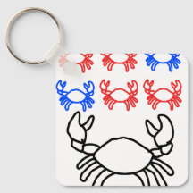 Clean Crab Zodiac Keychain – Sleek Cancer Symbol