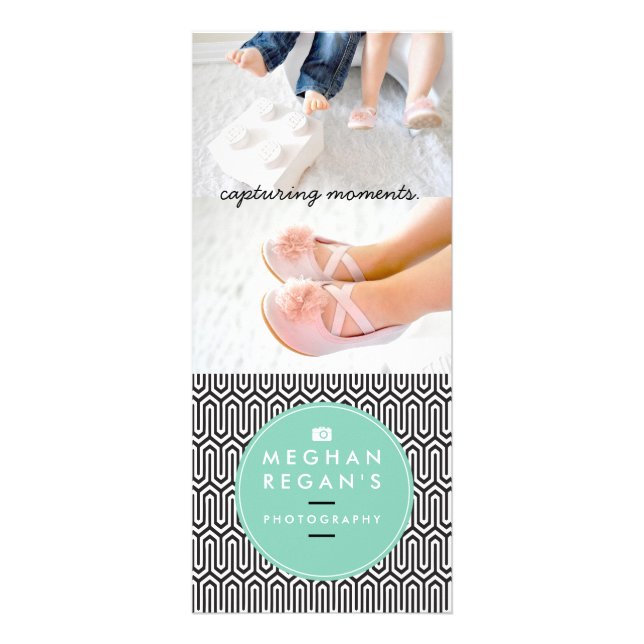 Clean Design Rack Card - Fotografisches Marketing Werbekarte (Vorne)