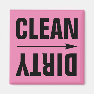 CLEAN DIRTY KÜHLSCHRANKMAGNETS MAGNET