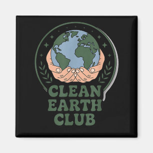 Clean Earth Club - Eco Kids Umweltabzeichen Magnet