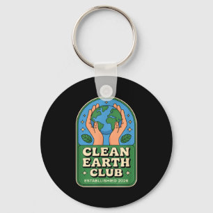 Clean Earth Club - Eco Kids Umweltabzeichen  Schlüsselanhänger