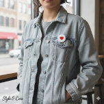 Clean Heart Accent Pin for Everyday Fashion Button<br><div class="desc">Add subtle charm to your outfit with this clean heart accent pin. Perfect for daily wear,  its minimalist design complements any style effortlessly. Whether on a bag,  jacket,  or hat,  this polished pin brings a touch of love and elegance to your everyday fashion.</div>