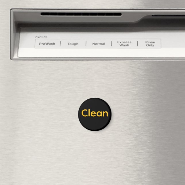 CLEAN Logo Geschirrspüler  Magnet (In Situ (Geschirrspüler))