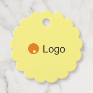 Clean monochrome Unternehmen Geschenkanhänger