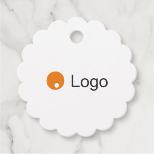 Clean monochrome Unternehmen Geschenkanhänger