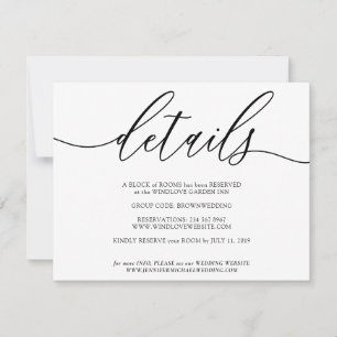 Clean Simple Modern kann eigene Fotos hinzufügen RSVP Karte