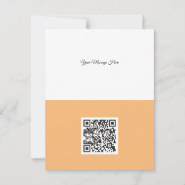 Clean White Corporate QR Code Herzliche Liebe Feiertagskarte