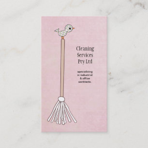 Cleaner Cleaner Service Business Visitenkarte