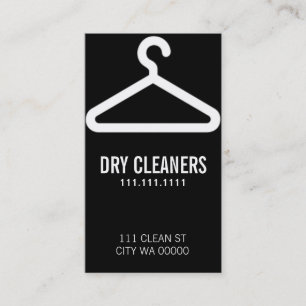 Cleaners Cleaners Vorlage für die Trockenreinigun Visitenkarte