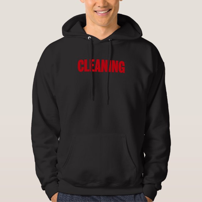 Cleaning Custodian Housekeeper  Maid Cleaning Crew Hoodie (Vorderseite)