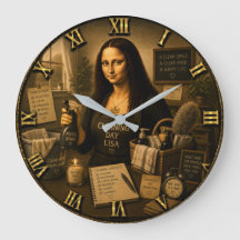 Cleaning Day Funny Mona Lisa Laundry Room