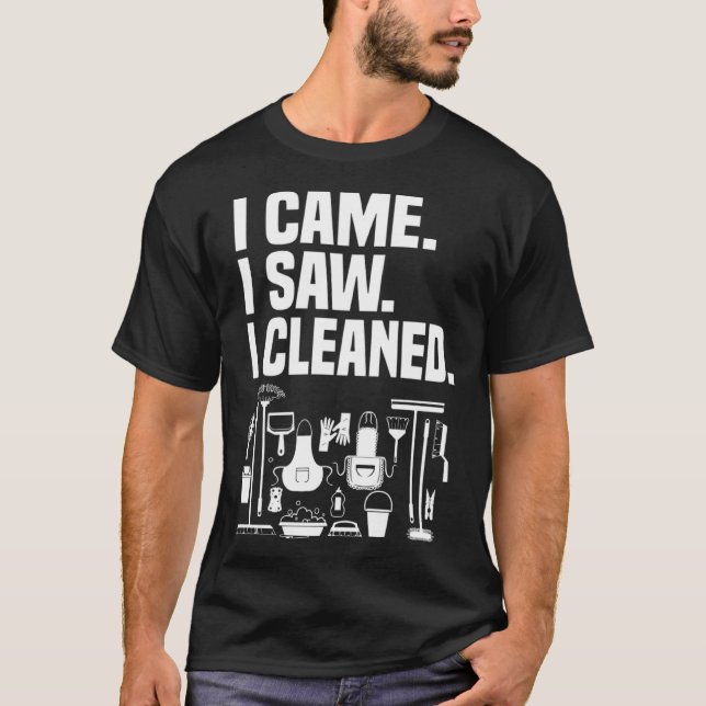 Cleaning  House Cleaner And Housekeeper T-Shirt (Vorderseite)