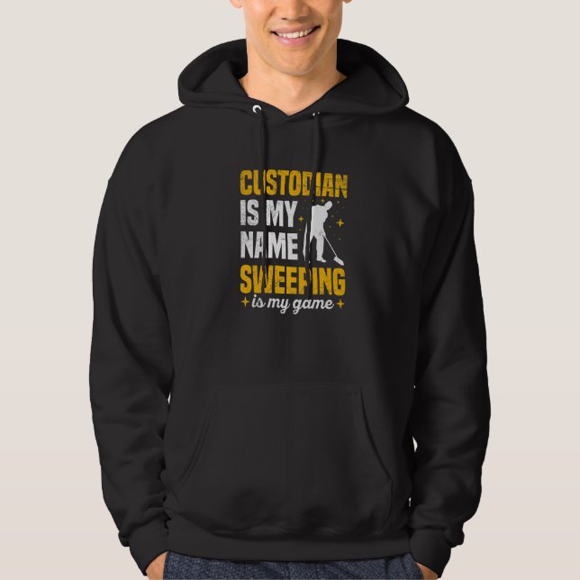 Cleaning School Custodian Quote for a School custo Hoodie (Vorderseite)