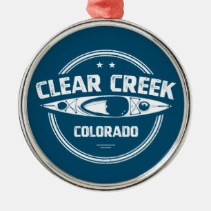 Clear Creek, Colorado Ornament Aus Metall