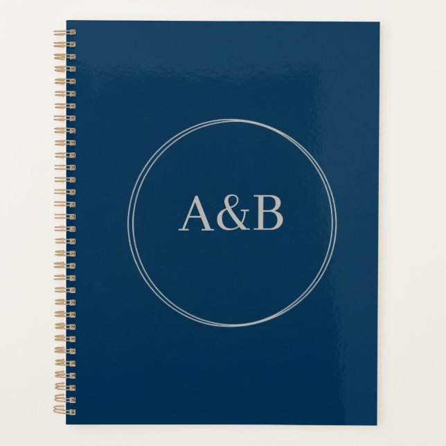 Clear Focus Geometric Design, Hard Cover, Black Sp Planer (Vorderseite)