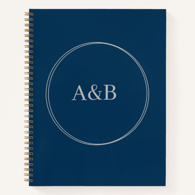 Clear Focus Geometric Design Notizbuch (Vorderseite)