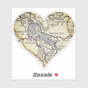 Clear Lake California Aufkleber