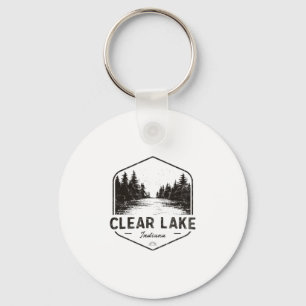 Clear Lake Indiana Outdoors Vintage Schlüsselanhänger