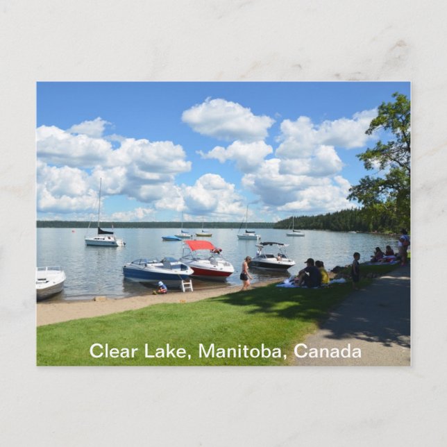 Clear Lake, National Park, Manitoba, Kanada Postkarte (Vorderseite)