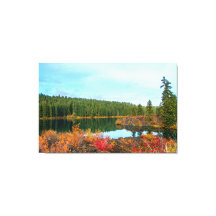 Clear Lake Oregon Herbst Gestohlene Canvas Print
