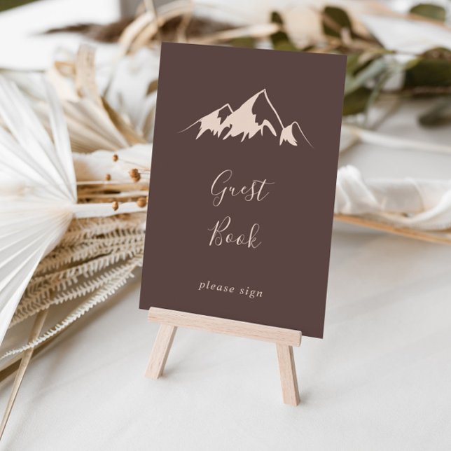 Clear Mountain Country Guest Book Sign Poster (Von Creator hochgeladen)
