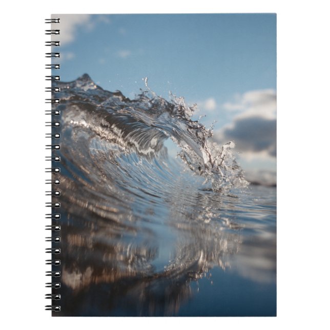 Clear Ocean Wave Blue Sky Notebook Notizblock (Vorderseite)