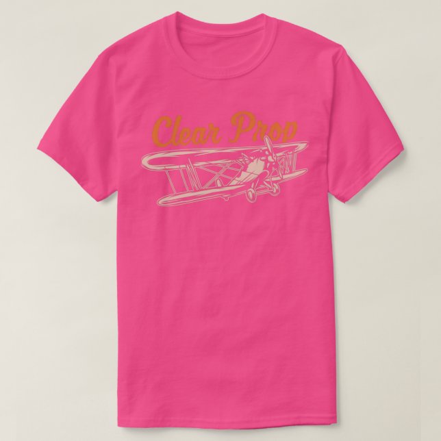 Clear Prop Pilot Design  T-Shirt (Design vorne)