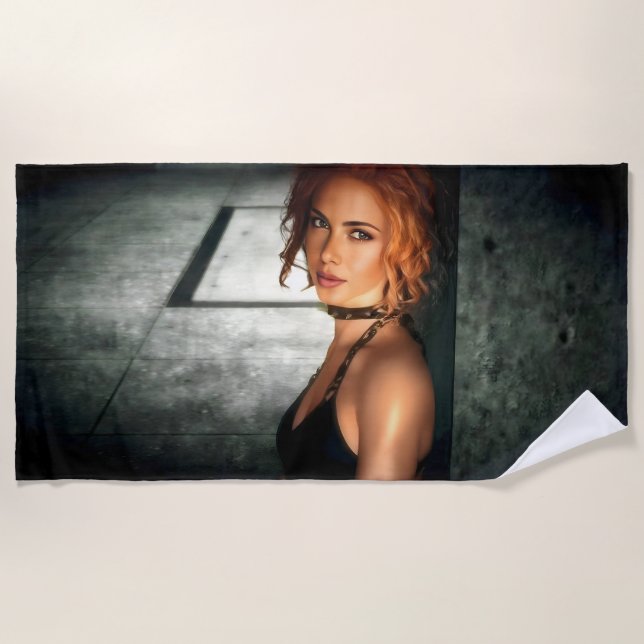 Clear Shadows beach towel Strandtuch (Vorderseite)