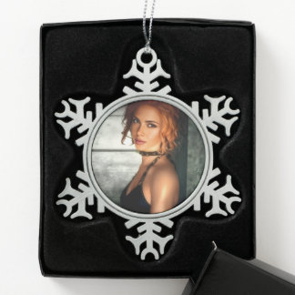 Clear Shadows Snowflake Ornament
