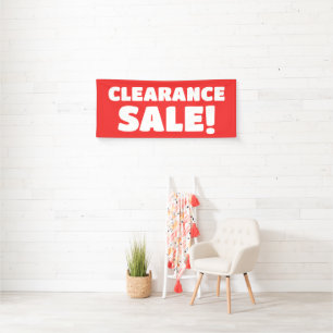 Clearance Verkauf! Red Banner