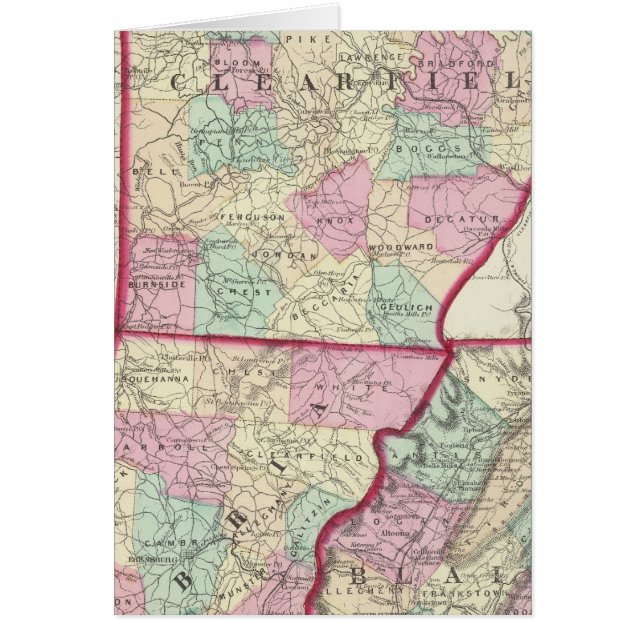 Clearfield, Cambria, Blair Landkreises (Vorne)