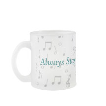ClearGlassMusicNoteMug-fertigen Sie besonders an
