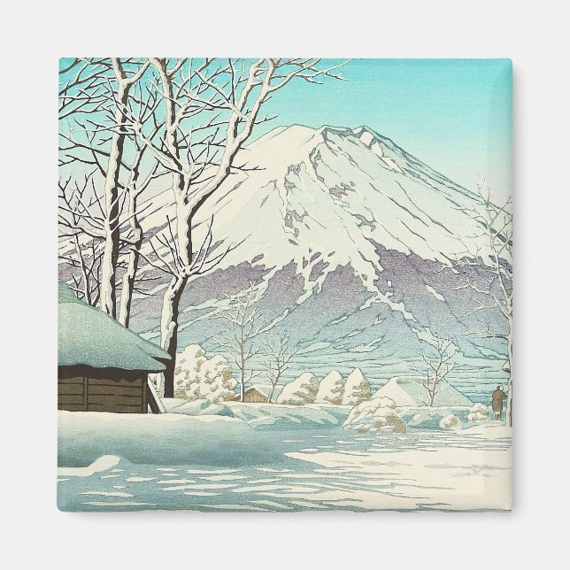 Clearing nach Schnee bei Oshiono Hasui Kawase Magnet (Vorne)