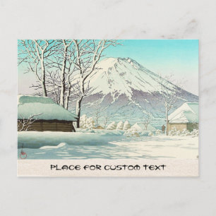 Clearing nach Schnee bei Oshiono Hasui Kawase Postkarte