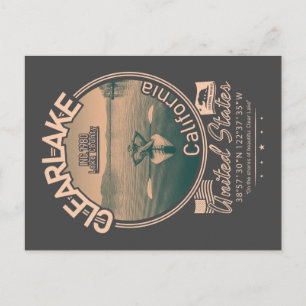 CLEARLAKE KALIFORNIA - MOUNT KONOCTI POSTKARTE