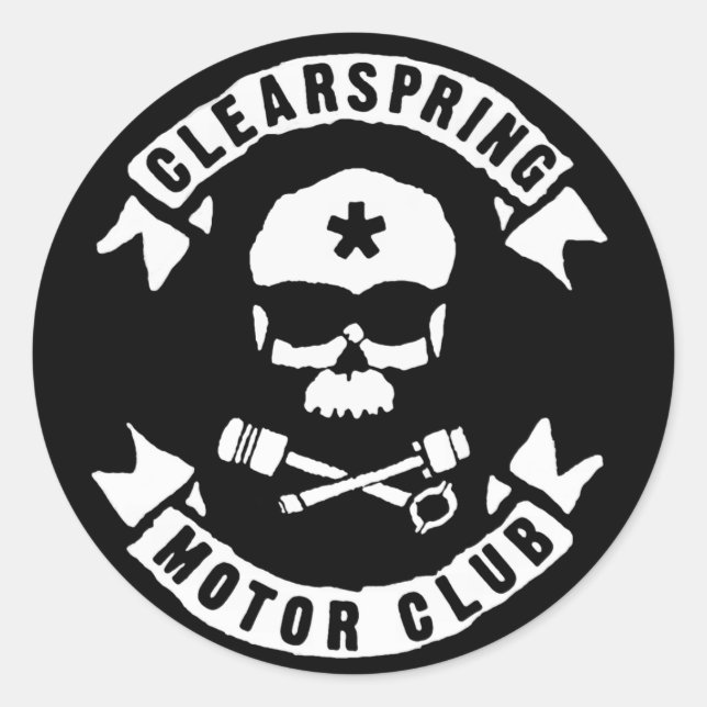 Clearspring Motor Club Sticker #1-1 (Vorderseite)